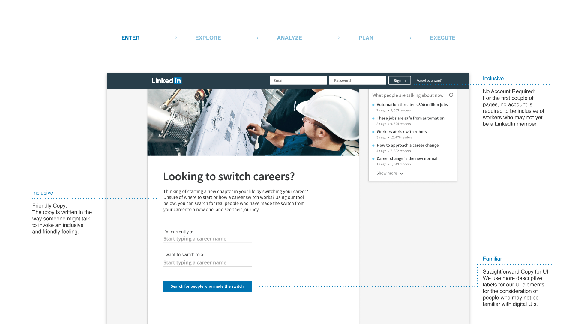 entering the solution