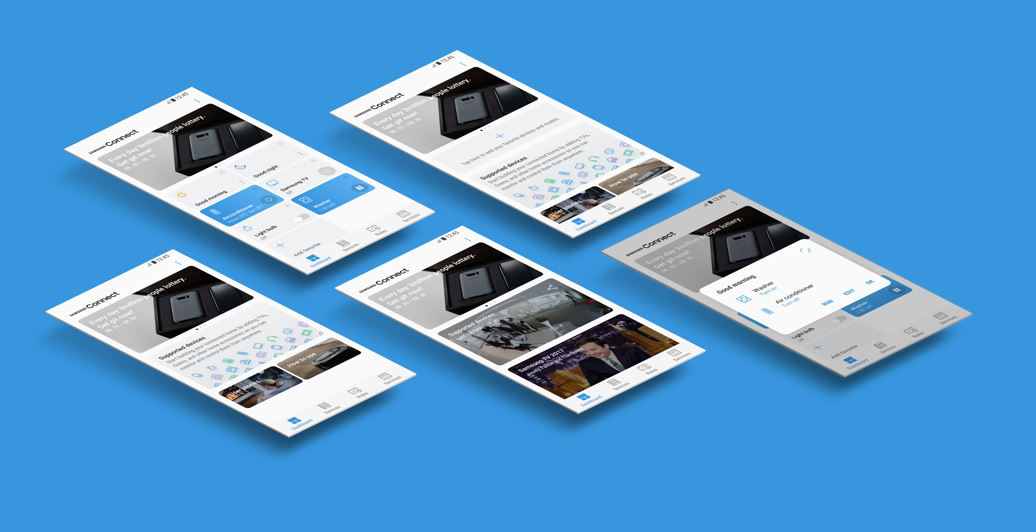 SmartThings dashbaord