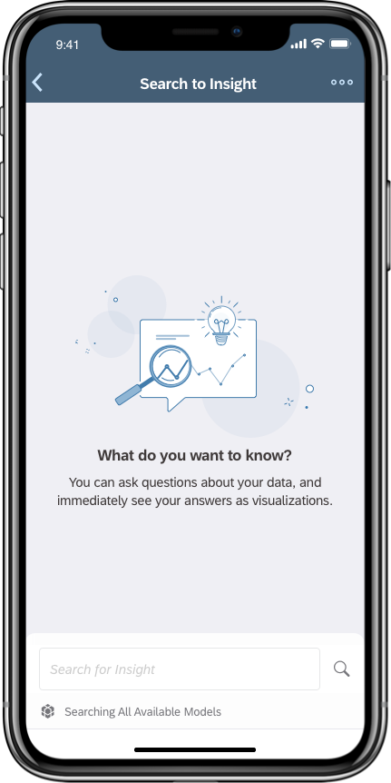 Search to insight mockup 1